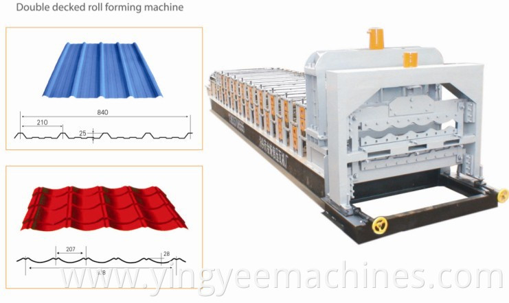 Metal Glazed Tile Cold Rolling Machine step tile forming machine china hebei manufacturer